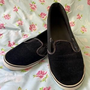 Etnies Skate Black Corduroy Mary-Jane Slip-on